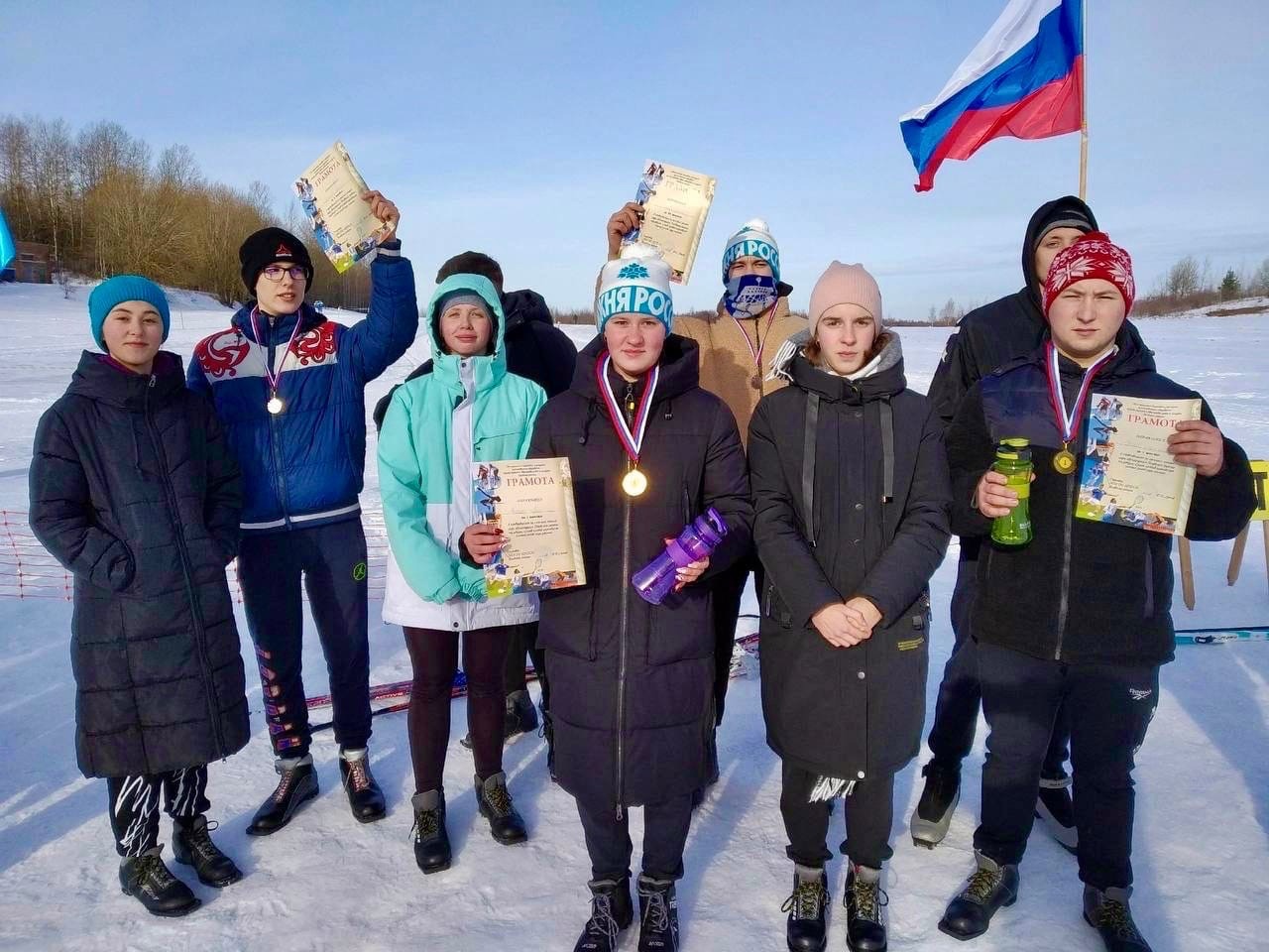 Подведены итоги соревнований по лыжным гонкам среди обучающихся Псковского района..