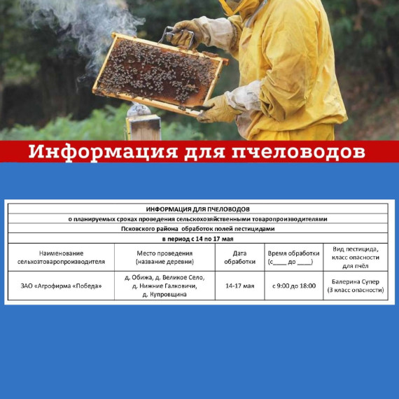 Информация для пчеловодов!. Информация для пчеловодов!.